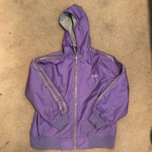 vintage puma reversible sweatshirt/windbreaker